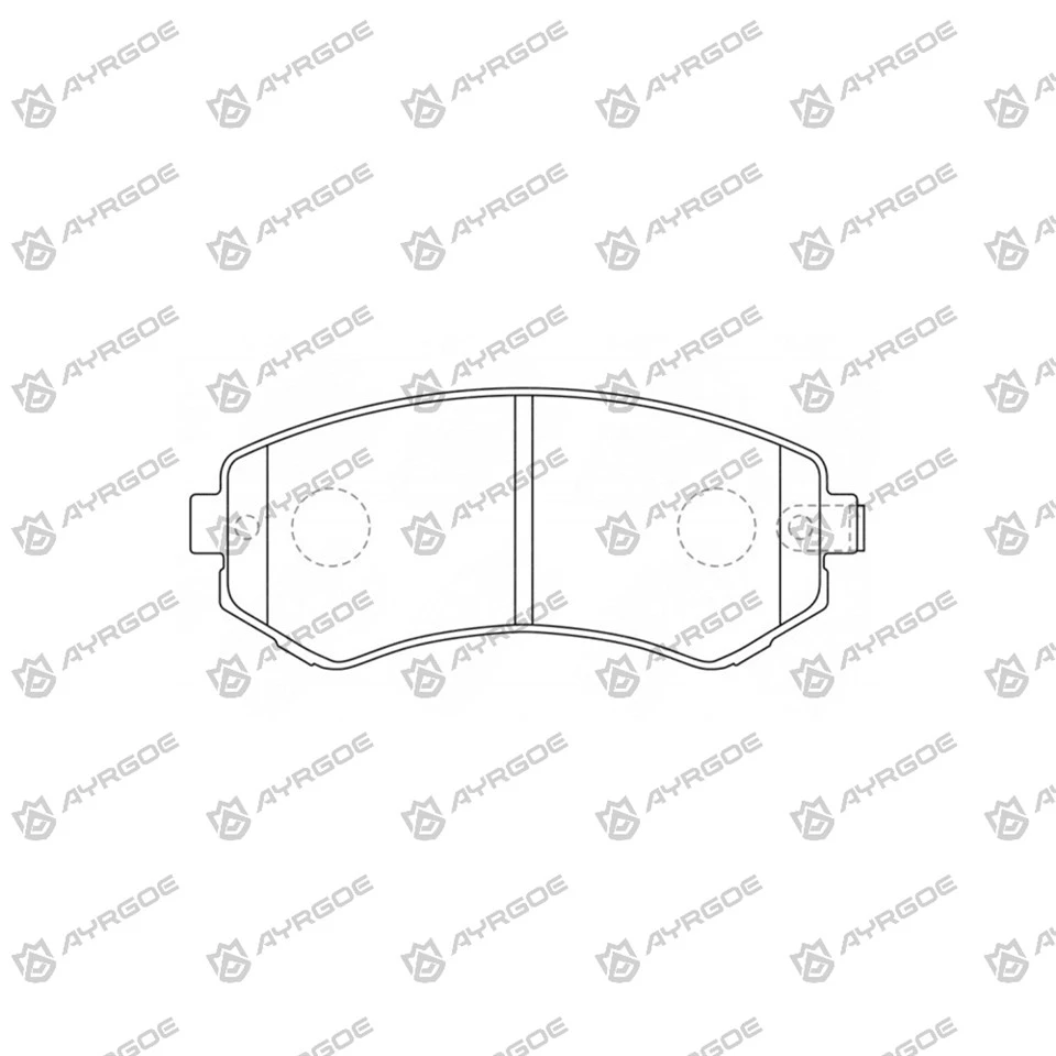 D1116MH Bantalan Rem untuk Subaru Legacy B11bd