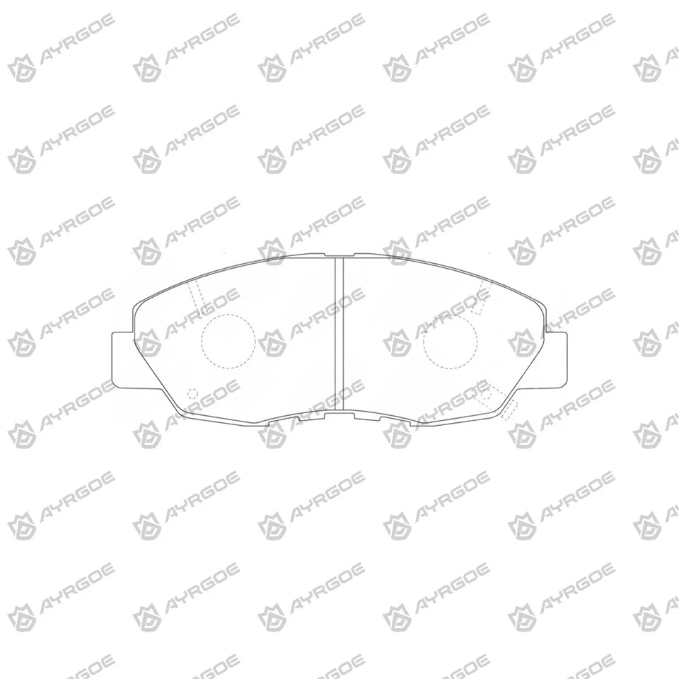 D5080M Bantalan Rem untuk Honda Accord CG7