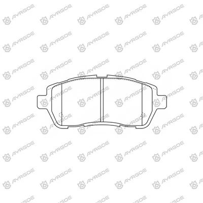 D0051MH Bantalan Rem untuk Mercedes-Benz Cl 600 216376