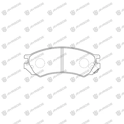 D1084 Bantalan Rem untuk VW New Beetle 9C1