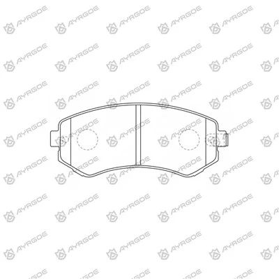 D1116H Bantalan Rem untuk Nissan