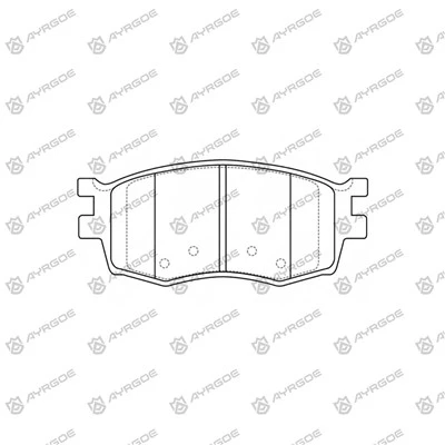 D11192M Bantalan Rem untuk VW Golf Estate/Varian 1H5