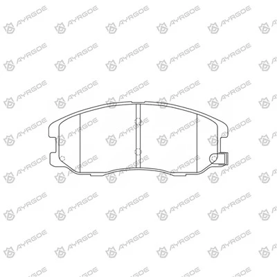 D11242MH Bantalan Rem untuk Chevrolet Equinox 1L
