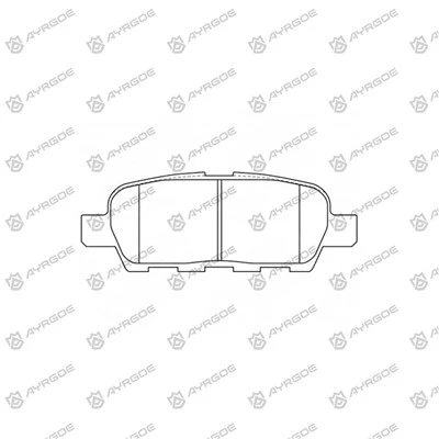 D1244 Bantalan Rem untuk VW Transporter Shuttle 7EB