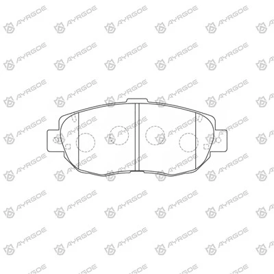 D2129 Bantalan Rem untuk Toyota Celsior UCF10