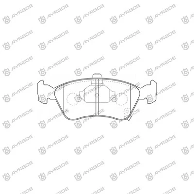 D2170MH Bantalan Rem untuk Toyota Avensis AZT220