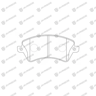 D2224M Brake Pads untuk Toyota