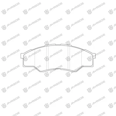 D2303 Bantalan Rem untuk Toyota