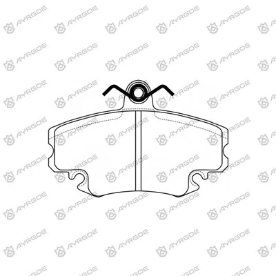 D30015 Bantalan Rem untuk Lifan Breez LF7130
