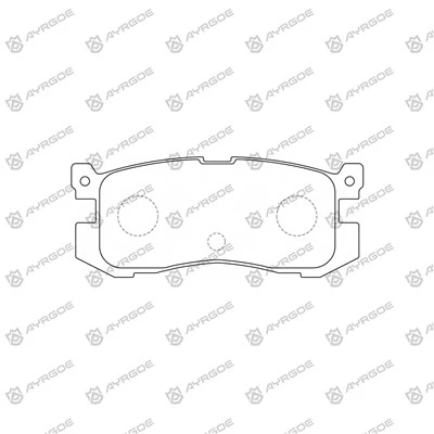 D3056H Bantalan Rem untuk Mazda
