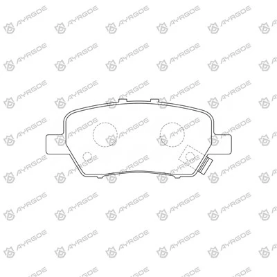 D5137H Bantalan Rem untuk Honda