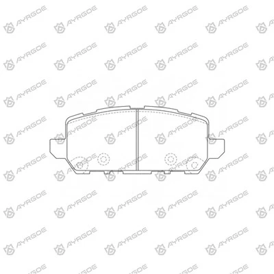 D5226 Bantalan Rem untuk VW Corrado 509