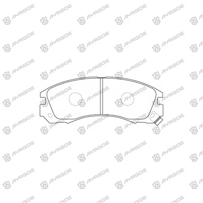 D6039MH Bantalan Rem untuk Zhongxing (ZX Auto) Landmark BQ6323GI3