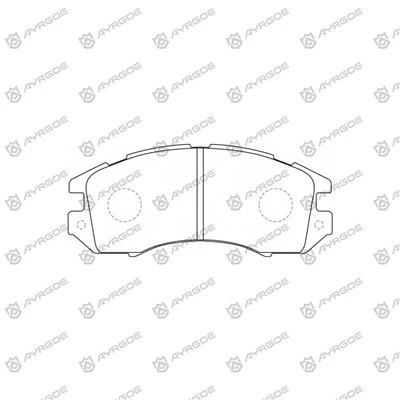 D7014M Bantalan Rem untuk Subaru Legacy B10BC
