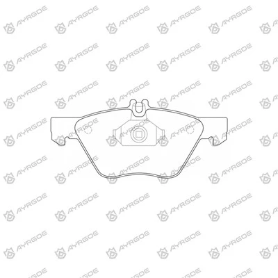 PN0166 Bantalan Rem untuk Mercedes-Benz E 270 210016